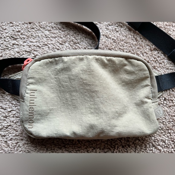 lululemon athletica Handbags - Lululemon mini belt bag khaki, black and coral